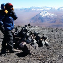 Marion on top of Lascar